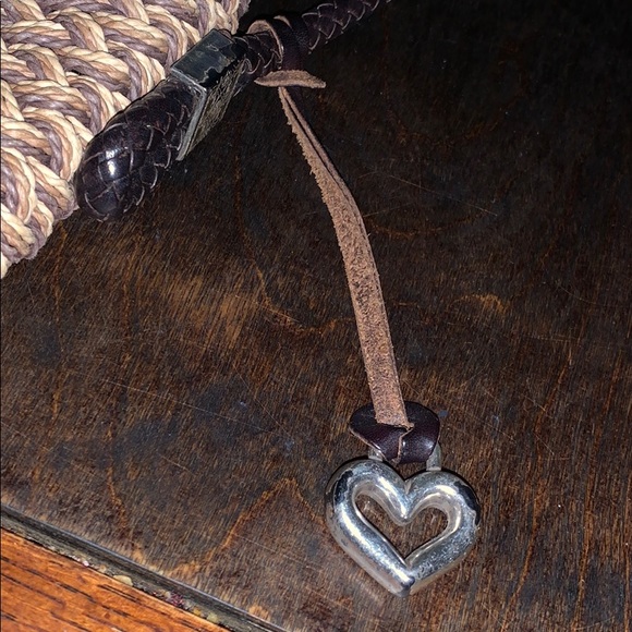 Brighton straw bag purse 9x10.5 - Picture 2 of 11